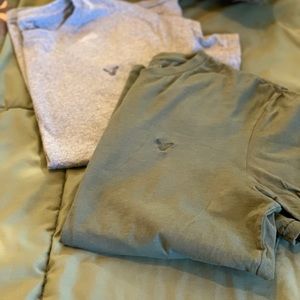 2 American Eagle t-shirts. Like new size small